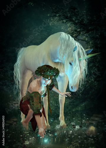 Illustration: At the Pond At the Pond
