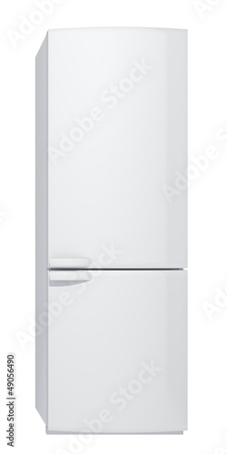 Illustration: refrigerator on a white background refrigerator on a white background