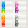 Rainbow - Health and Fitness icons / Navigation template