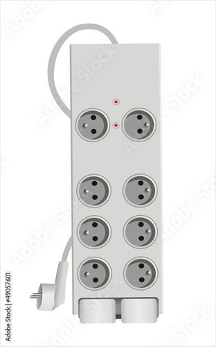 Vector: power surge - isolated on white background power surge - isolated on white background