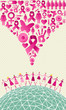 Global breast cancer awareness splash