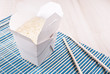 Box with cooked rice