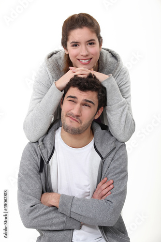 Photo: A nice couple. A nice couple.
