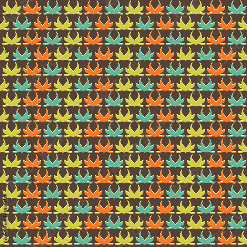 Vector: Elegant seamless pattern with flowers, vector illustration Elegant seamless pattern with flowers, vector illustration