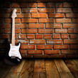 electric guitar in the room