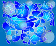 astratto con linee e curve,luci ed ombre