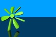 3d Blumenzeichen