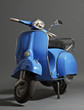 Classic italian scooter