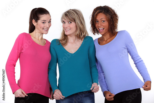 Photo: Three girlfriends Three girlfriends