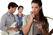 Music group rehearsing