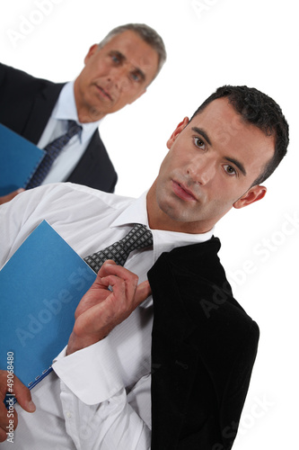 Photo: Two CEOs. Two CEOs.