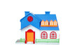 Foto: blue toy house blue toy house