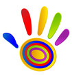 Hand painted with vivid colors