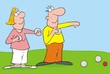 Vector: petanque petanque