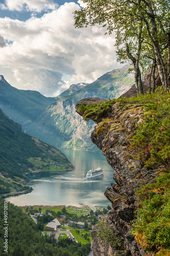 Photo: Geiranger fjord, Norway Geiranger fjord, Norway