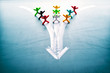 Photo: Teamwork concept, group of people with the same goal Teamwork concept, group of people with the same goal