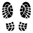 vector clean shoe imprints