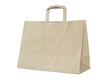 Photo: Brown paper bag isolated on white with clipping path Brown paper bag isolated on white with clipping path