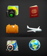 Travel icon set