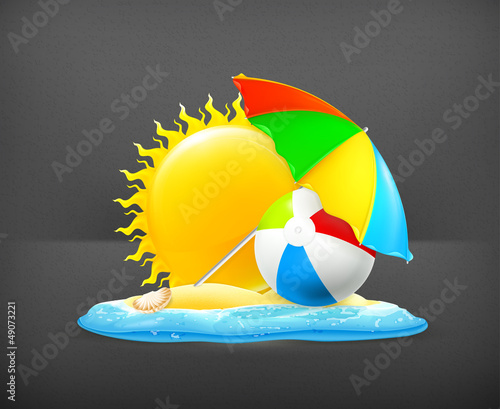 Vector: Summer icon Summer icon