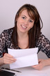 frau brief lesen