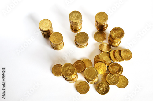 Photo: Golden coin savings Golden coin savings
