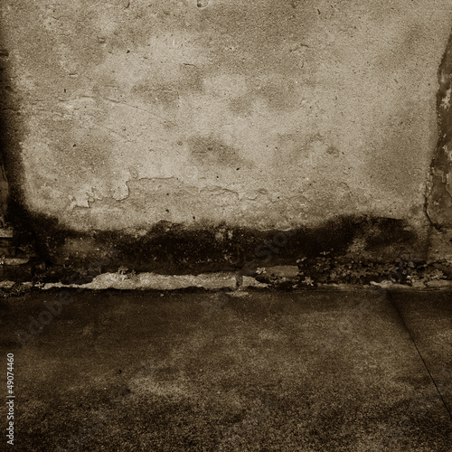 Photo: old grunge concrete wall old grunge concrete wall