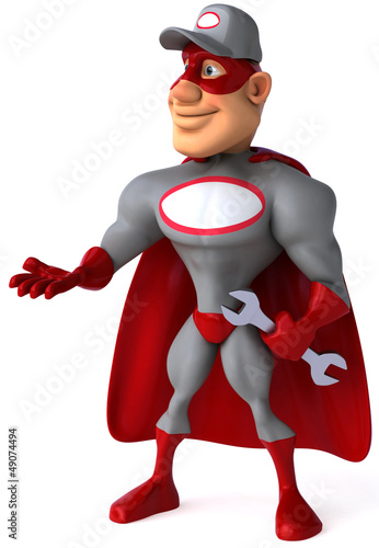 Illustration: Super mechanic Super mechanic