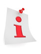 Info symbol icon.