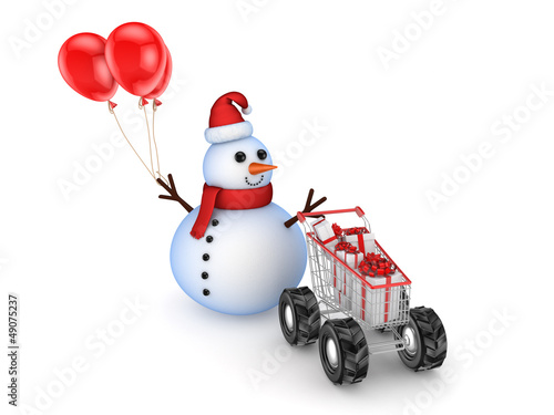 Illustration: Christmas sale concept. Christmas sale concept.