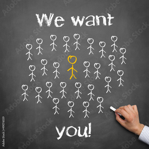 Photo: We Want You! We Want You!