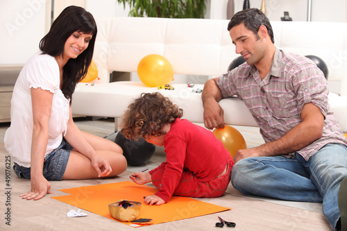 Photo: Family spending quality time together Family spending quality time together