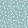 Seamless gadgets background texture
