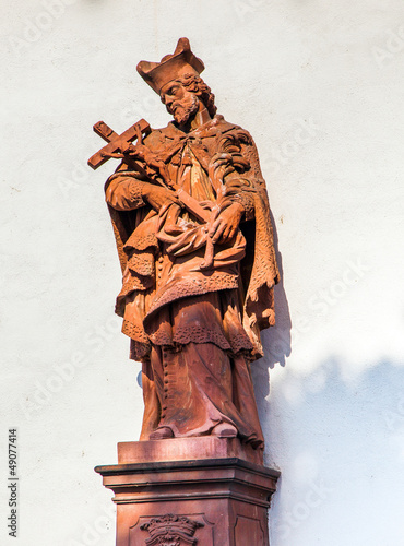 Photo: Statue of Saint John made of Sandstone Statue of Saint John made of Sandstone