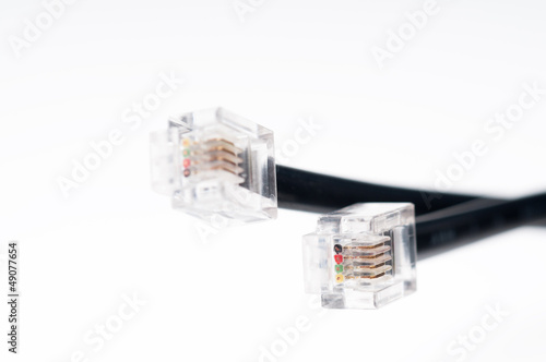 Photo: Telephone connectors Telephone connectors