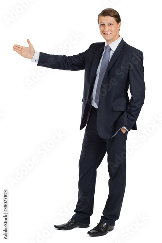 Photo: Businessman presenting Businessman presenting