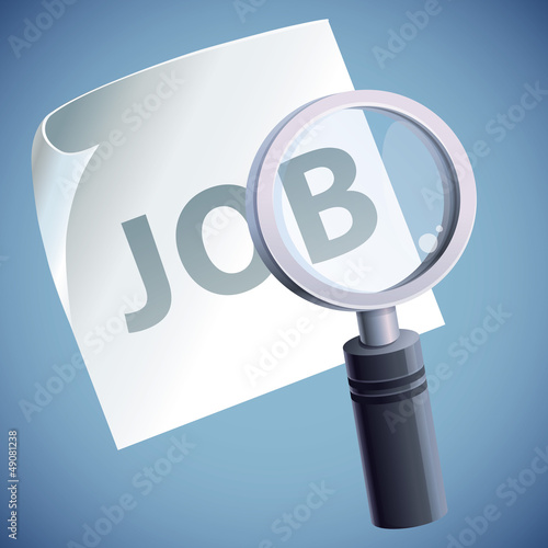 Vector: Vector concept - job searching Vector concept - job searching