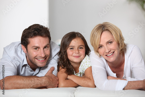 Photo: Parents with daughter Parents with daughter