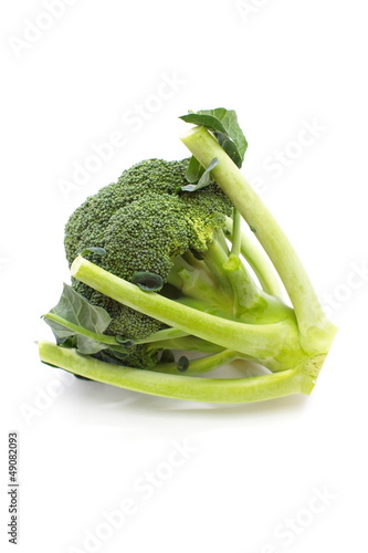 Photo: Broccoli on a white Broccoli on a white