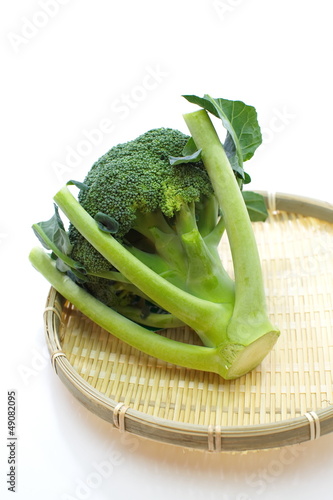 Photo: Broccoli on a white Broccoli on a white