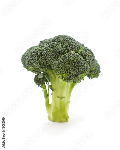 Photo: Broccoli on a white Broccoli on a white