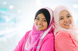 Happy Muslim women