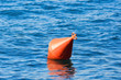 Orange buoy on the water