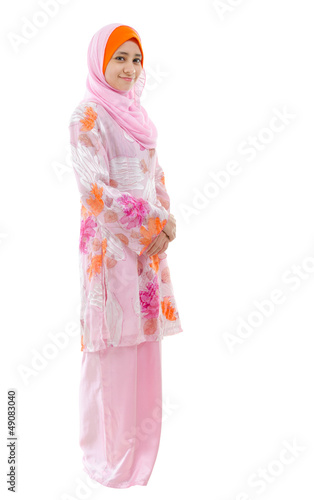 Photo: Full body Southeast Asian Muslim girl Full body Southeast Asian Muslim girl