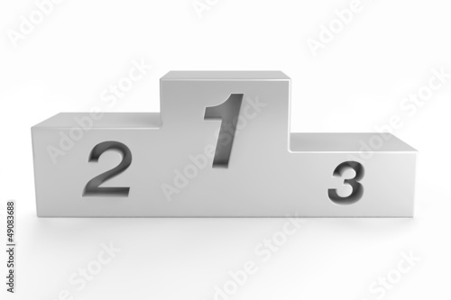 Illustration: Podium isolated Podium isolated