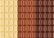 three chocolates