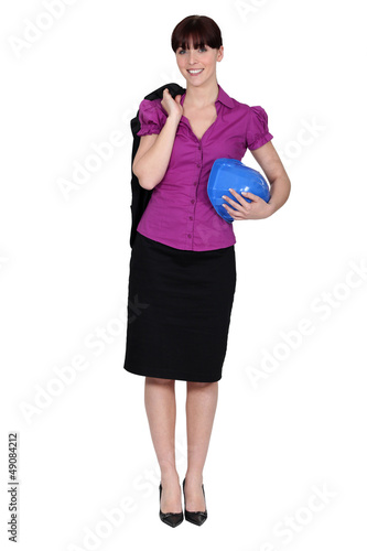 Photo: Happy female architect Happy female architect
