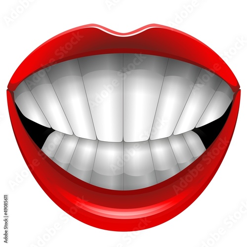 Vector: Big Teeth Smile Dental Care-Sorriso Cura dei Denti-Vector Big Teeth Smile Dental Care-Sorriso Cura dei Denti-Vector