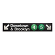 New York city subway sign in midtown Manhattan 
