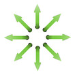 arrow circle concept